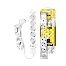 Сетевой фильтр Duwi 5гн 5м с/з 32577 2 1