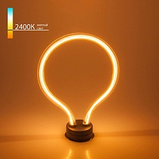 Лампа светодиодная филаментная Elektrostandard E27 4W 2400K прозрачная BL150 a043991 3