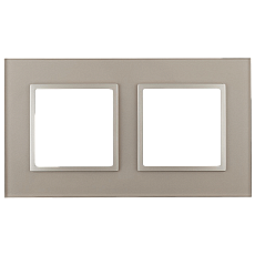 Рамка 2-постовая ЭРА Elegance 14-5102-04 Б0034491 1