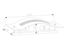 Настенный светильник Lucia Tucci Pelle Nerre W2019.2 1