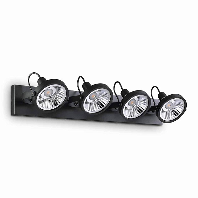 Спот Ideal Lux Glim PL4 Nero 200255 Фото № 1