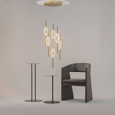 Подвесная светодиодная люстра Maytoni Foresight MOD347PL-L48BS3K 1