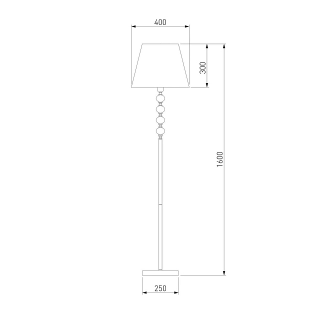 Торшер Eurosvet 01057/1 черный изображение 2 Торшер Eurosvet 01057/1 черный Фото № 2