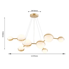 Подвесной светодиодный светильник Favourite Asterismo 4448-8P 1