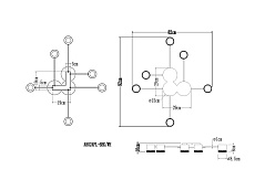 Потолочная люстра Arte Lamp Legacy A8024PL-6WH 1