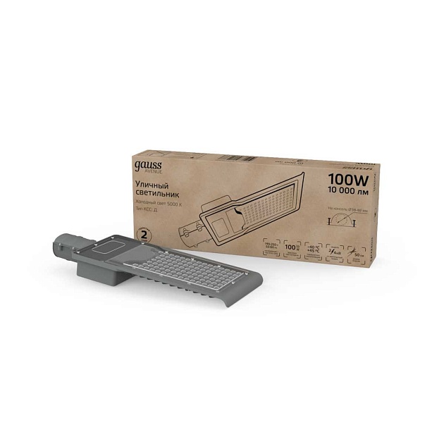 Уличный светодиодный консольный светильник Gauss Avenue 629536300 Фото № 2