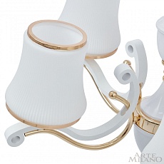 Подвесная люстра Arte Milano Florentia-3987 303987/8 Wh/Gd 2