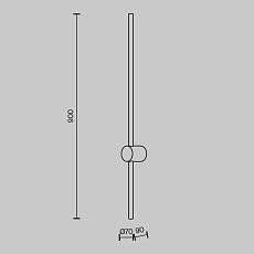 Настенный светодиодный светильник Maytoni Light Stick MOD237WL-L11B3K 3