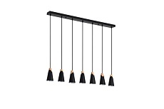 Люстра подвесная Alfa Light F3524-35 Black G9*7