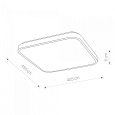 Потолочный светодиодный светильник Nowodvorski Agnes Square Led 8110 1