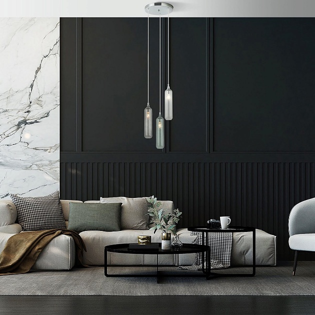 Подвесная люстра Eurosvet Siesta 50252/3 хром Фото № 7