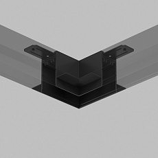 Коннектор L-образный потолок-потолок Denkirs Smart Hide TR2112-BK 3