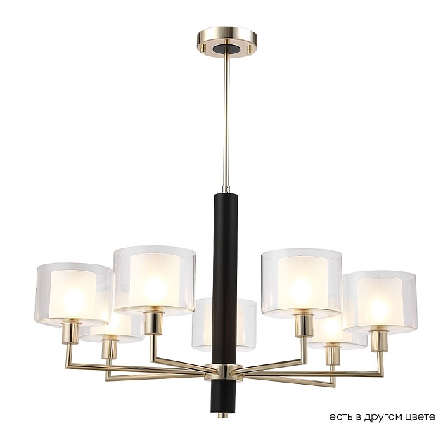 Подвесная люстра Crystal Lux Maestro SP-PL7 Gold изображение 1 Подвесная люстра Crystal Lux Maestro SP-PL7 Gold Фото № 1