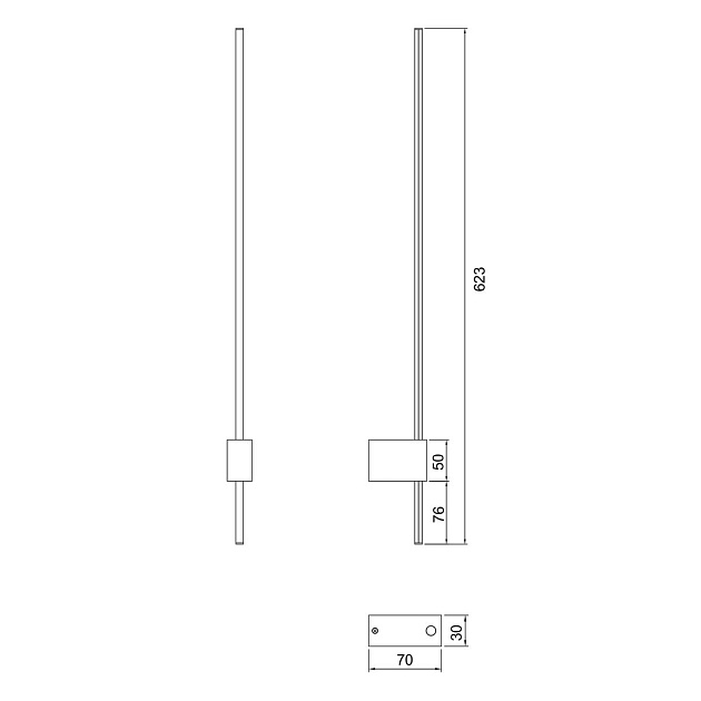 Настенный светильник Maytoni Technical Pars C070WL-L6GB3K изображение 3 Настенный светильник Maytoni Technical Pars C070WL-L6GB3K Фото № 3