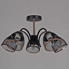 Потолочная люстра Reluce 01505-0.3-05 BK+FGD 1