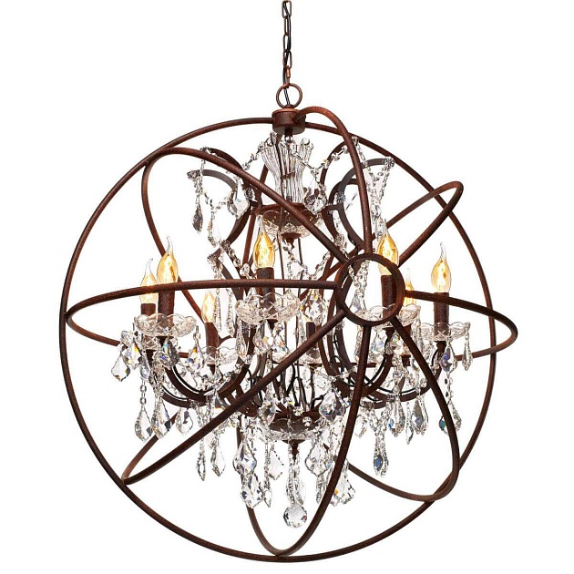 Подвесная люстра Loft IT Foucaults Orb Crystal Loft1897/8 изображение 3 Подвесная люстра Loft IT Foucaults Orb Crystal Loft1897/8 Фото № 3