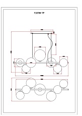 Подвесная люстра Moderli Renny V10796-7P 1