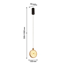 Подвесной светодиодный светильник Favourite Slik 4488-1P 1