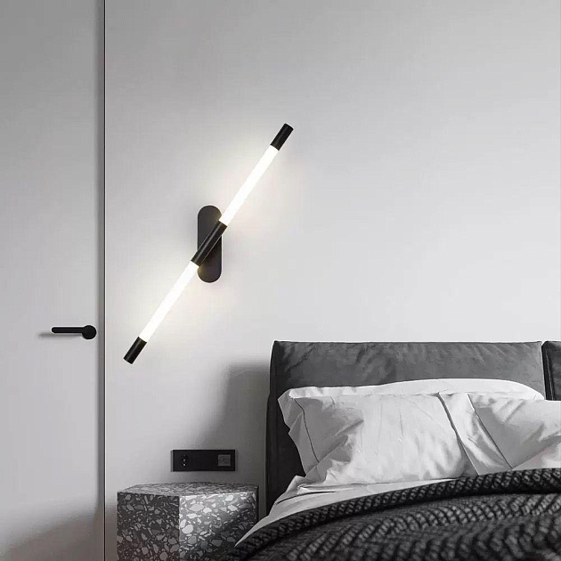Бра Alfa Light F1024-50 800MM BK 3000K изображение 1 Бра Alfa Light F1024-50 800MM BK 3000K Фото № 1