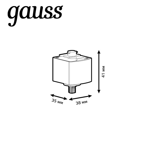Адаптер Gauss TR123 изображение 2 Адаптер Gauss TR123 Фото № 2
