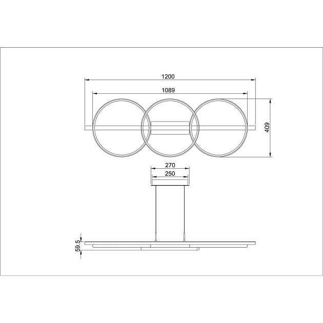 Подвесной светодиодный светильник Arte Lamp Fluido A3913SP-24BK изображение 2 Подвесной светодиодный светильник Arte Lamp Fluido A3913SP-24BK Фото № 2