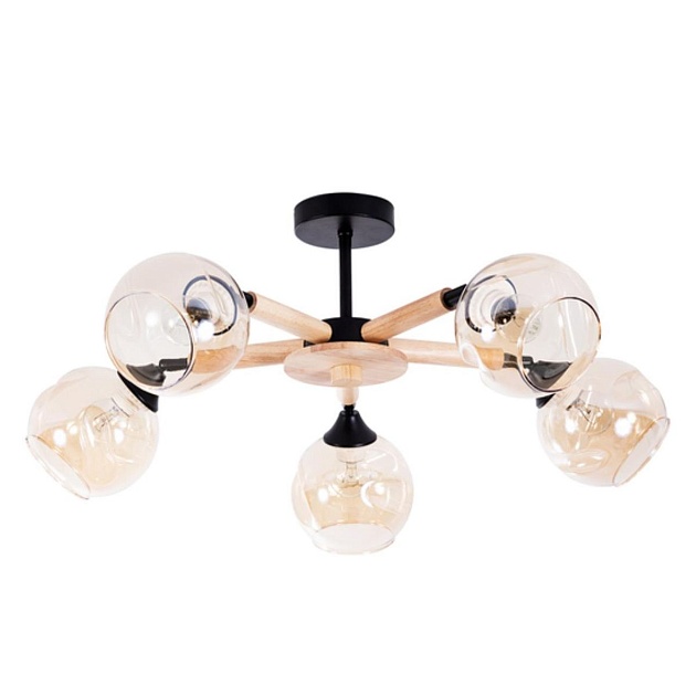 Потолочная люстра Arte Lamp Branson A4370PL-5BR изображение 1 Потолочная люстра Arte Lamp Branson A4370PL-5BR Фото № 1