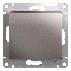 Выключатель одноклавишный Systeme Electric Glossa 10A 250V платина GSL001211
