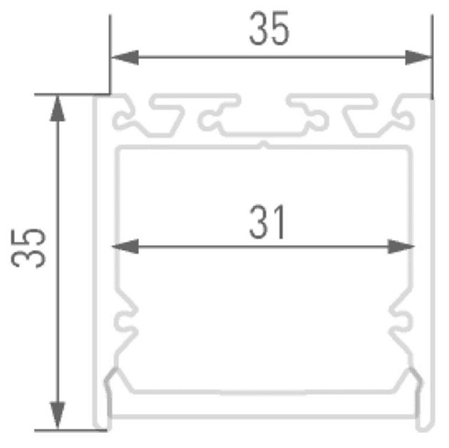 Профиль DesignLed LS.3535 001081 изображение 3 Профиль DesignLed LS.3535 001081 Фото № 3