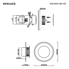 Настенный светильник Evoluce Desi SLE1652-301-03 1