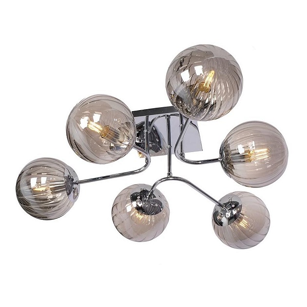 Потолочная люстра Elvan LU-3601/6-E14-СhSmGr Фото № 1