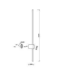 Настенный светодиодный светильник Maytoni Light Stick MOD237WL-L11B3K 2
