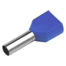 Наконечник-гильза General НГИ2 GNGI-E2-2x2,5-12-50 Синий, 50 штук