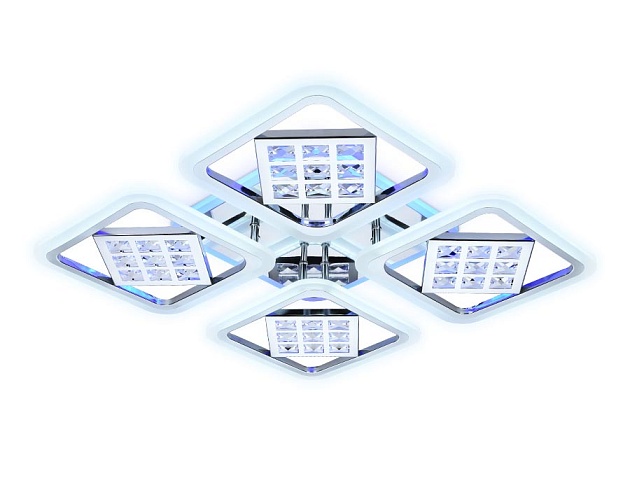 Потолочная светодиодная люстра Ambrella light Ice FA288 изображение 4 Потолочная светодиодная люстра Ambrella light Ice FA288 Фото № 4