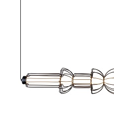 Подвесной светодиодный светильник Indigo Collisore 14030/1PL Black V000166L 1