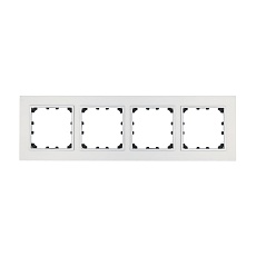 Рамка LK Studio 4-постовая из натурального анодированного алюминия LK60 864423-1