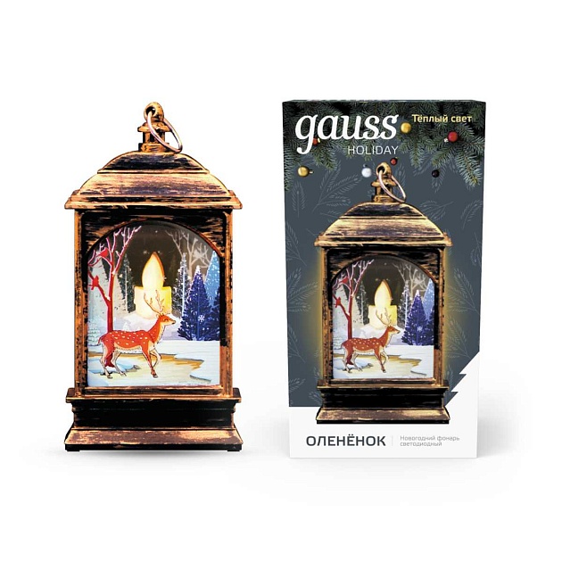 Светодиодный фонарь Gauss Олененок Holiday HL031 Фото № 5