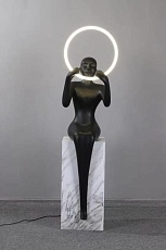 Торшер Alfa Light F2724-02 330*330*1550 BLACK