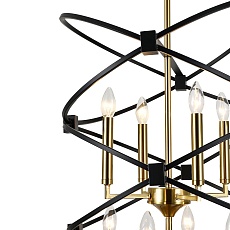 Подвесная люстра Indigo Trionfo V10020/8R Black V000486 2