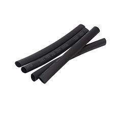 Набор №1 термоусаживаемых трубок ТУТ нг (2:1), черный, 305 шт., REXANT 29-0131 2