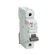 Выключатель автоматический AV-6 1P 3A (D) 6kA EKF AVERES mcb6-1-03D-av