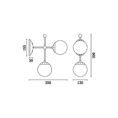 Бра Vele Luce Modena VL5013W02 2