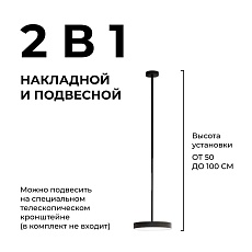 Светильник светодиодный накладной Apeyron 18-157 2