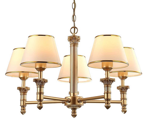 Подвесная люстра Arte Lamp Liguria A9185LM-5SG изображение 2 Подвесная люстра Arte Lamp Liguria A9185LM-5SG Фото № 2