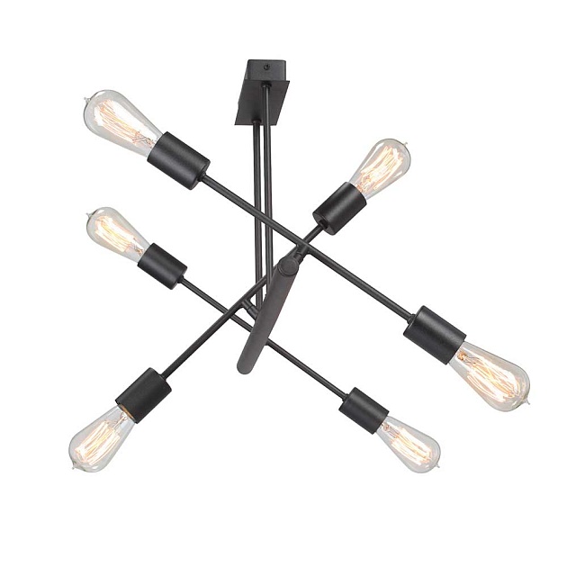 Потолочная люстра Vitaluce V3010-1/6PL изображение 1 Потолочная люстра Vitaluce V3010-1/6PL Фото № 1