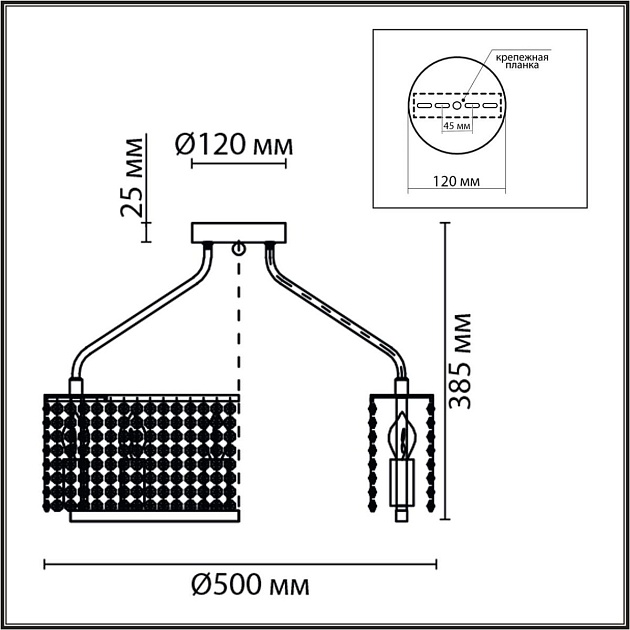 Потолочная люстра Lumion Classi Layla 8244/6C Фото № 2