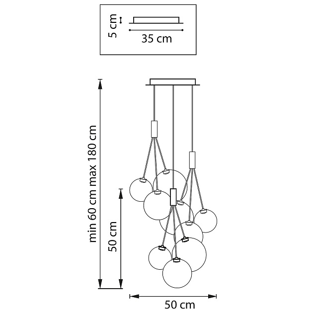 Подвесной светодиодный светильник Lightstar Sferetta 801090 Фото № 8
