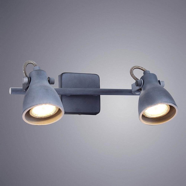 Спот Arte Lamp A9189AP-2GY изображение 3 Спот Arte Lamp A9189AP-2GY Фото № 3