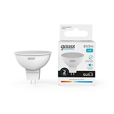 Лампа светодиодная Gauss GU5.3 11W 4100K матовая 13521 2