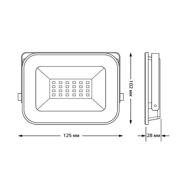 Прожектор светодиодный Gauss Qplus 20W 6500К 690511320 Фото № 4