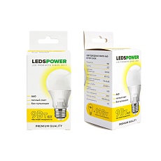 Светодиодная лампа LEDS POWER A60 E27 9Вт 3000К 006581 4